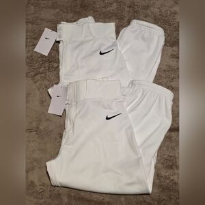 Lot Of 2 BNWT Nike Boys Vapor Select High Baseball Pants Sz XL BQ6442-100
